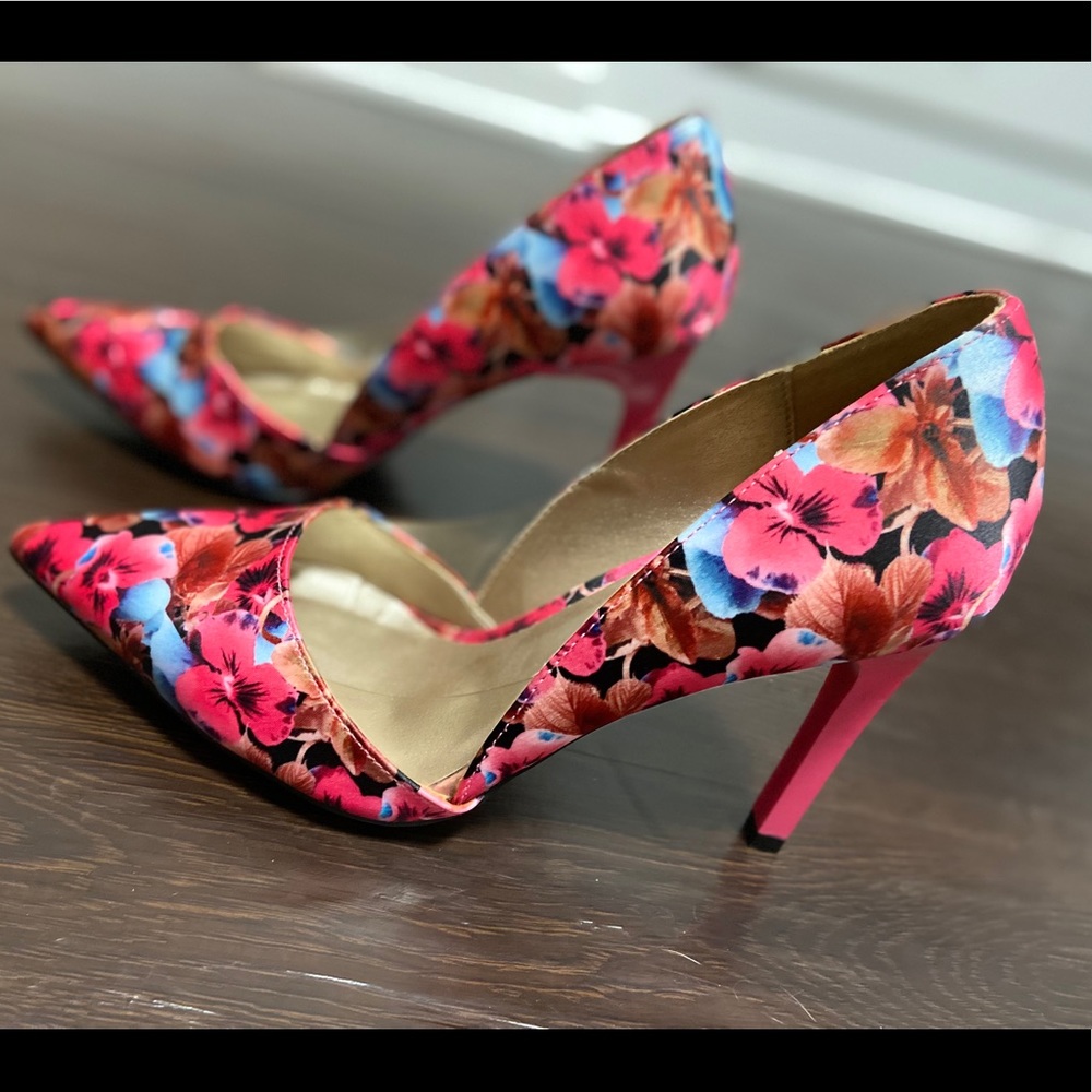 Floral High Heels